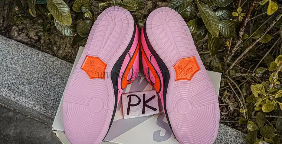 PK GOD The Powerpuff Girls x Nike Dunk SB Low Pink RETAIL MATERIALS READY TO SHIP