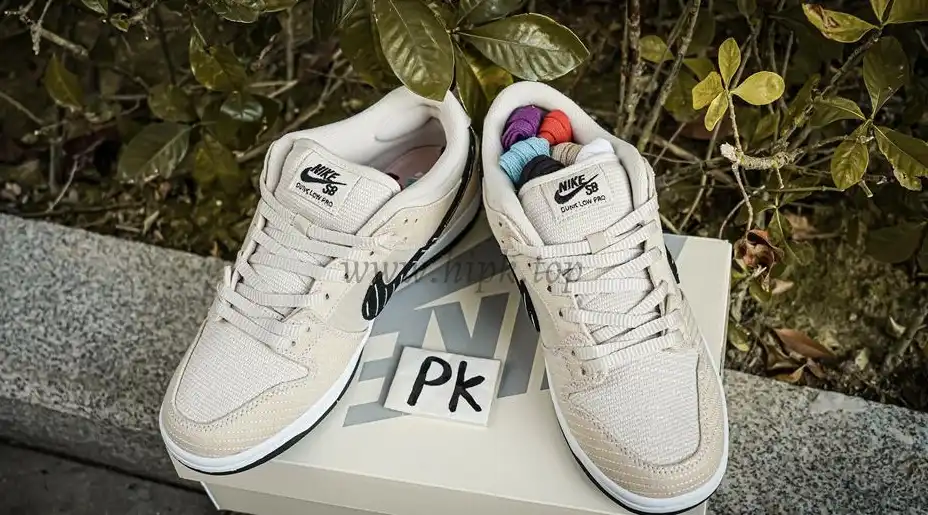 PK GOD Nike SB Dunk Low Albino Preto RETAIL MATERIALS READY TO SHIP