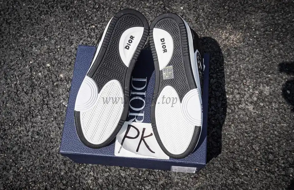 PK GOD Dior B57 MID-TOP SNEAKER Black and White RETAIL MATERIALS READY TO SHIP