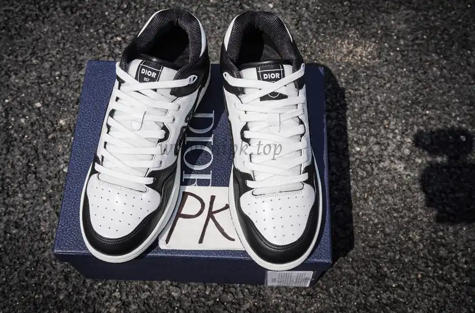 PK GOD Dior B57 MID-TOP SNEAKER Black and White RETAIL MATERIALS READY TO SHIP