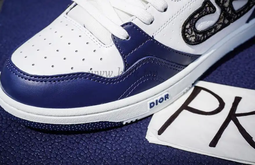 PK GOD Dior B57 MID-TOP SNEAKER White and Blue RETAIL MATERIALS READY TO SHIP