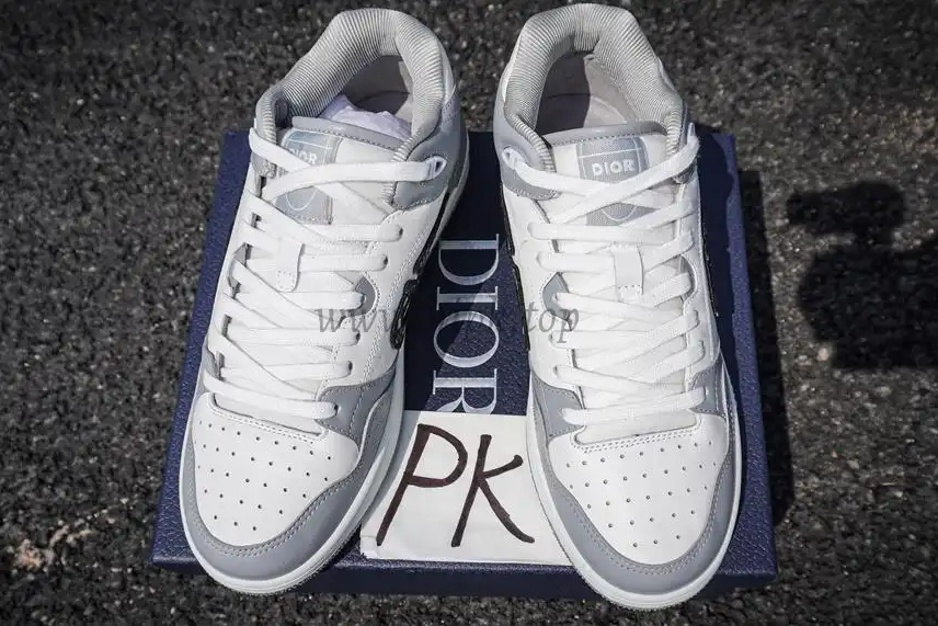 PK GOD Dior B57 MID-TOP SNEAKER White and Grey RETAIL MATERIALS READY TO SHIP