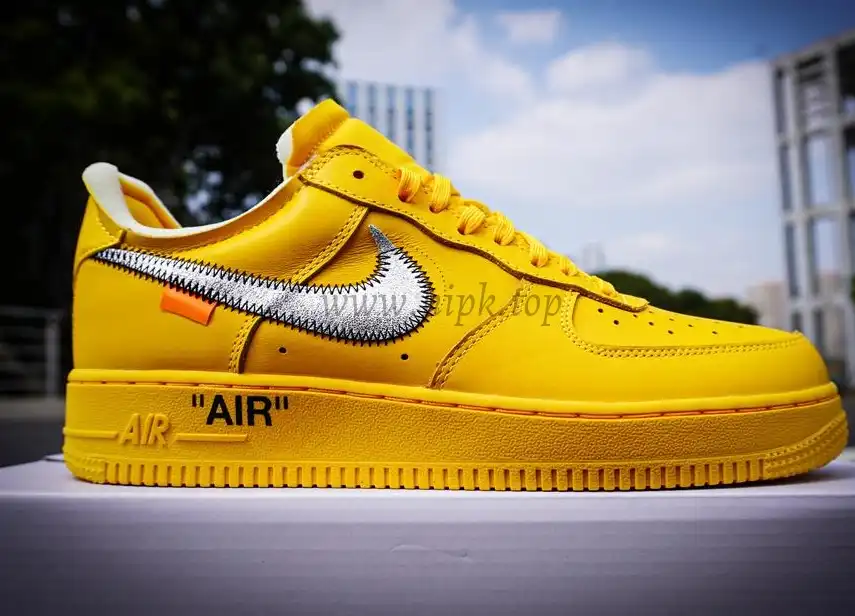 PK 5.0 Nike Air Force 1 Low Off-White University Gold RETAIL MATERIALS READY TO SHIP