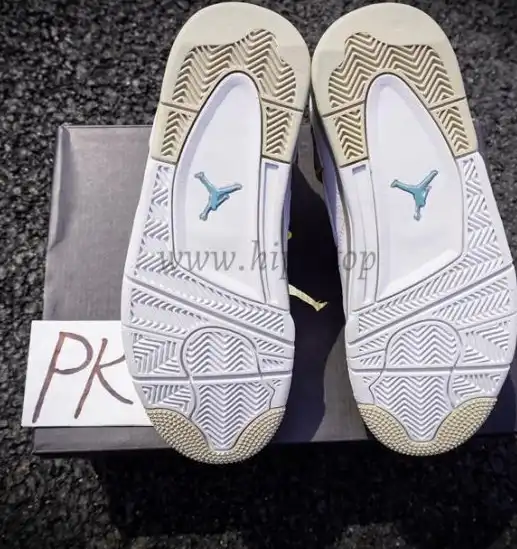 PK God Air Jordan 4 RM Black Light Bone RETAIL MATERIALS READY TO SHIP