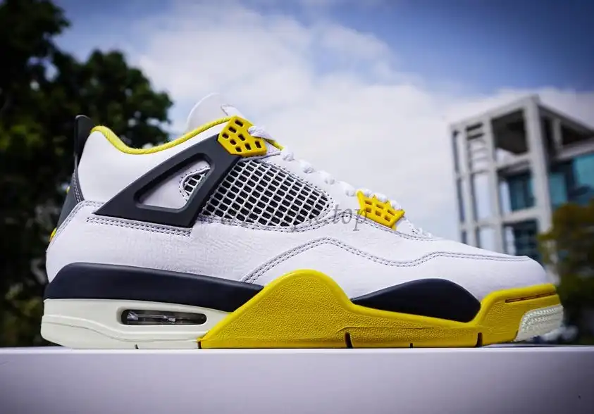 PK God Jordan 4 Vivid Sulfur retail materials ready to ship