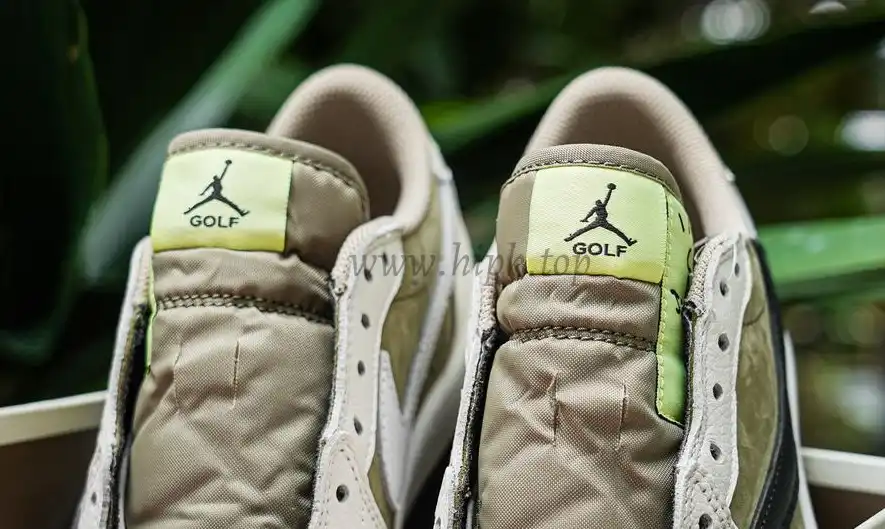 PK 4.0 Jordan 1 Retro Low Golf Travis Scott Neutral Olive RETAIL MATERIALS READY TO SHIP