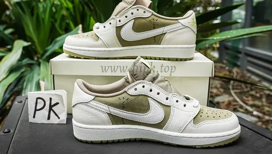 PK 4.0 Jordan 1 Retro Low Golf Travis Scott Neutral Olive RETAIL MATERIALS READY TO SHIP