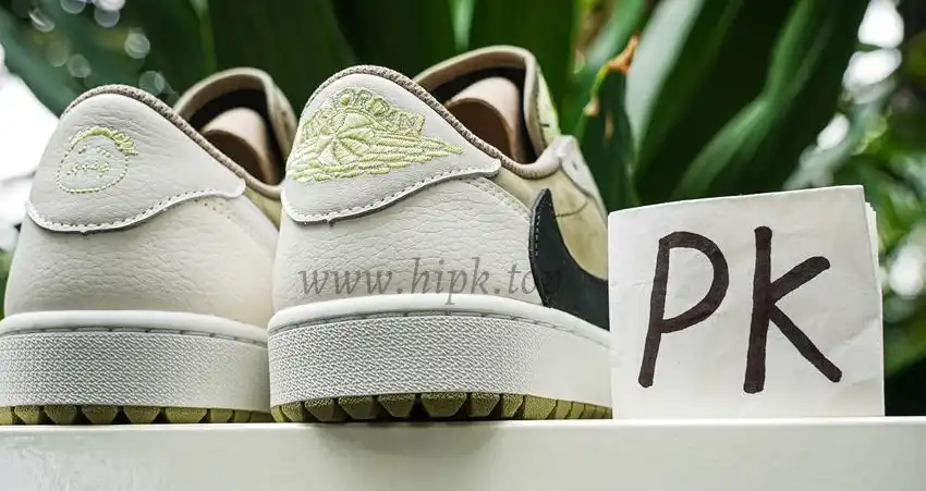 PK 4.0 Jordan 1 Retro Low Golf Travis Scott Neutral Olive RETAIL MATERIALS READY TO SHIP