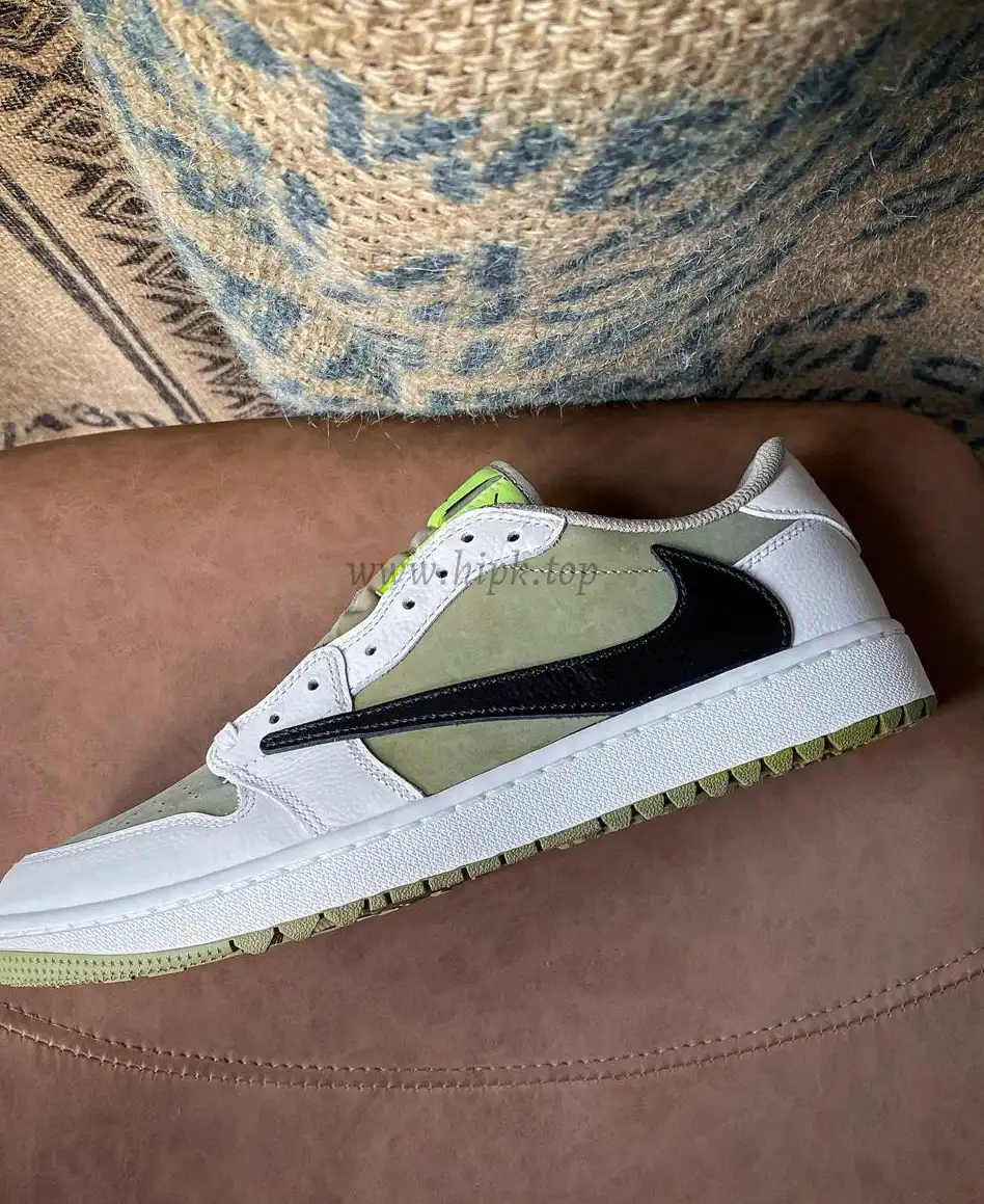 PK 4.0 Jordan 1 Retro Low Golf Travis Scott Neutral Olive RETAIL MATERIALS READY TO SHIP