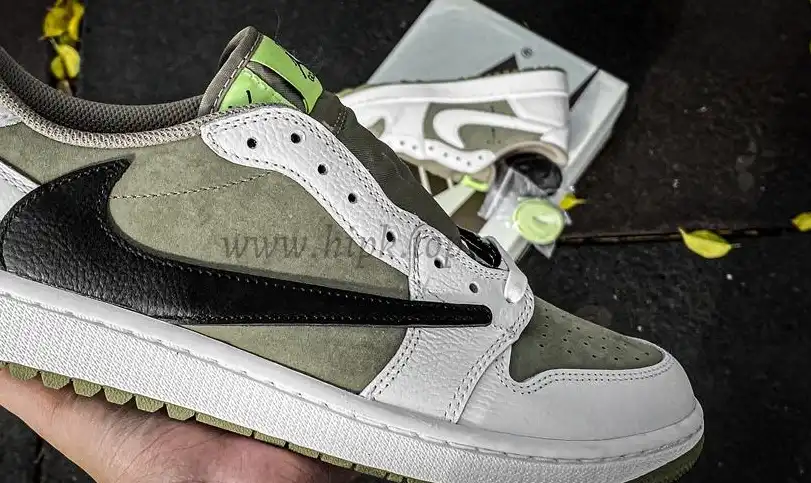 PK 4.0 Jordan 1 Retro Low Golf Travis Scott Neutral Olive RETAIL MATERIALS READY TO SHIP