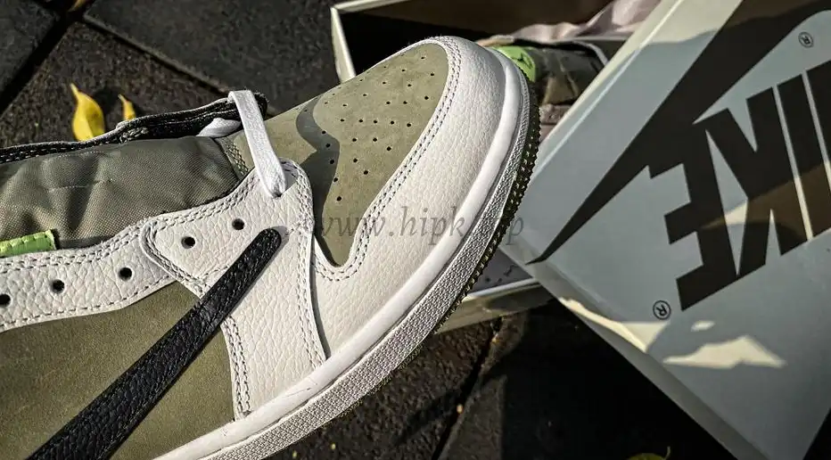 PK 4.0 Jordan 1 Retro Low Golf Travis Scott Neutral Olive RETAIL MATERIALS READY TO SHIP