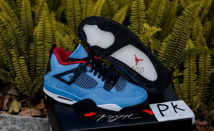 PK5.0 Jordan 4 Retro Travis Scott Cactus Jack RETAIL MATERIALS READY TO SHIP