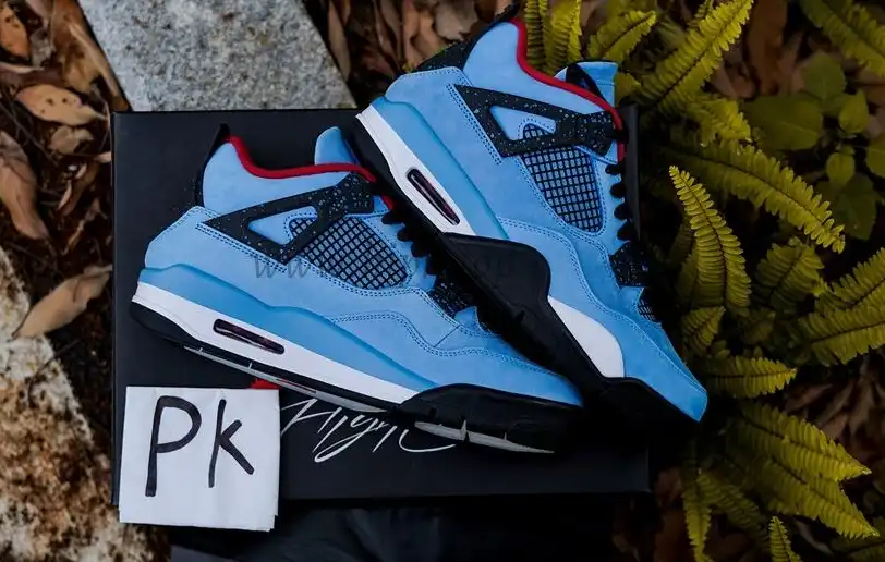 PK5.0 Jordan 4 Retro Travis Scott Cactus Jack RETAIL MATERIALS READY TO SHIP