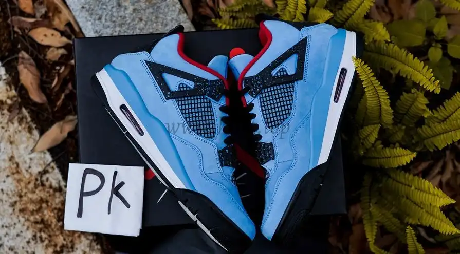 PK5.0 Jordan 4 Retro Travis Scott Cactus Jack RETAIL MATERIALS READY TO SHIP