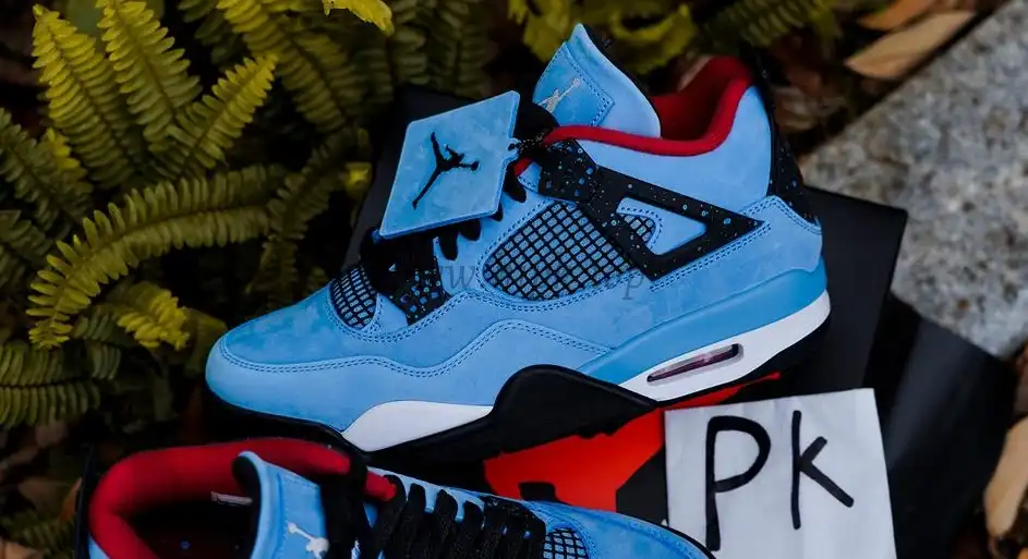 PK5.0 Jordan 4 Retro Travis Scott Cactus Jack RETAIL MATERIALS READY TO SHIP