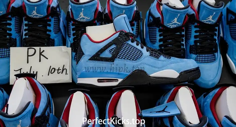 PK5.0 Jordan 4 Retro Travis Scott Cactus Jack RETAIL MATERIALS READY TO SHIP