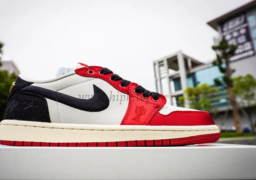 PK God Trophy Room X Jordan Air Jordan 1 Low OG “Away” retail materials ready to ship