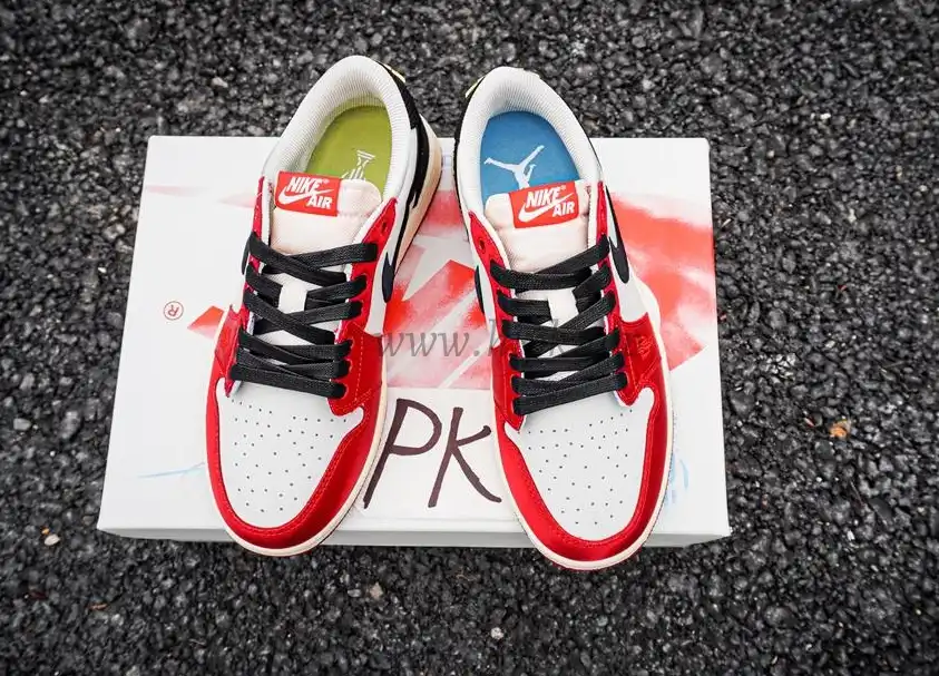 PK God Trophy Room X Jordan Air Jordan 1 Low OG “Away” retail materials ready to ship