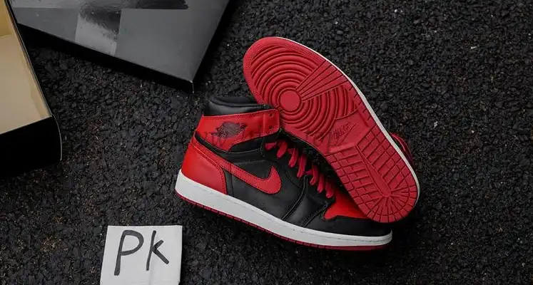 Pk5.0 Air Jordan AJ1 Retro High Banned RETAIL MATERIALS READY TO SHIP