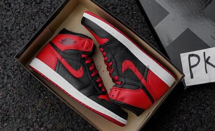 Pk5.0 Air Jordan AJ1 Retro High Banned RETAIL MATERIALS READY TO SHIP