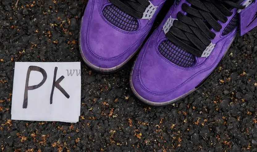 Pk5.0 Travis Scott x Air Jordan 4 F&F Purple RETAIL MATERIALS READY TO SHIP