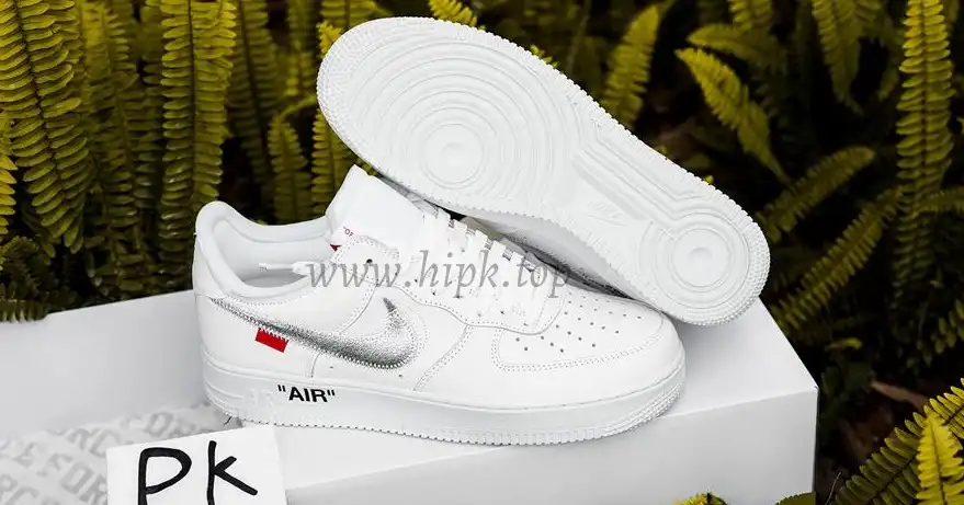 pk5.0 OFF-WHITE x Air Force 1 Low white Silver retail materials ready to ship