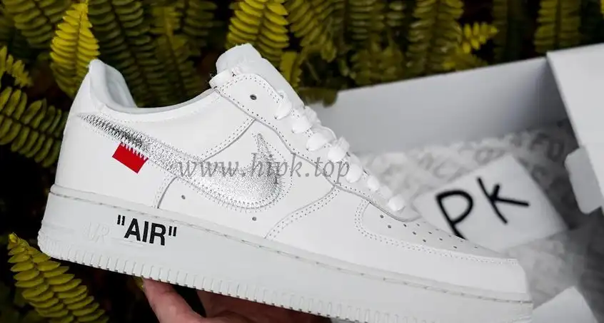 pk5.0 OFF-WHITE x Air Force 1 Low white Silver retail materials ready to ship