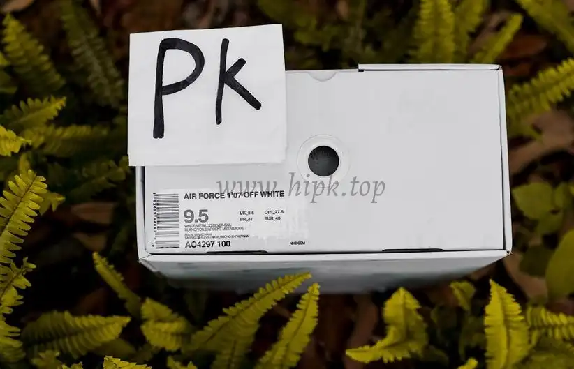 pk5.0 OFF-WHITE x Air Force 1 Low white Silver retail materials ready to ship