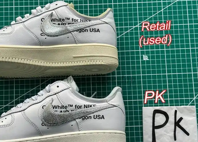 pk5.0 OFF-WHITE x Air Force 1 Low white Silver retail materials ready to ship