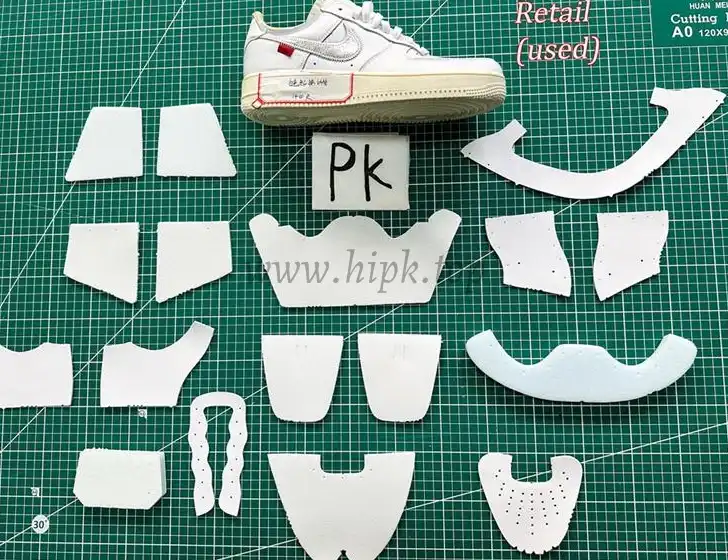 pk5.0 OFF-WHITE x Air Force 1 Low white Silver retail materials ready to ship