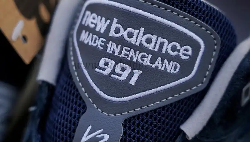 PK GOD New Balance 991v2 Made in UK Dark Navy RETAIL MATERIALS READY TO SHIP