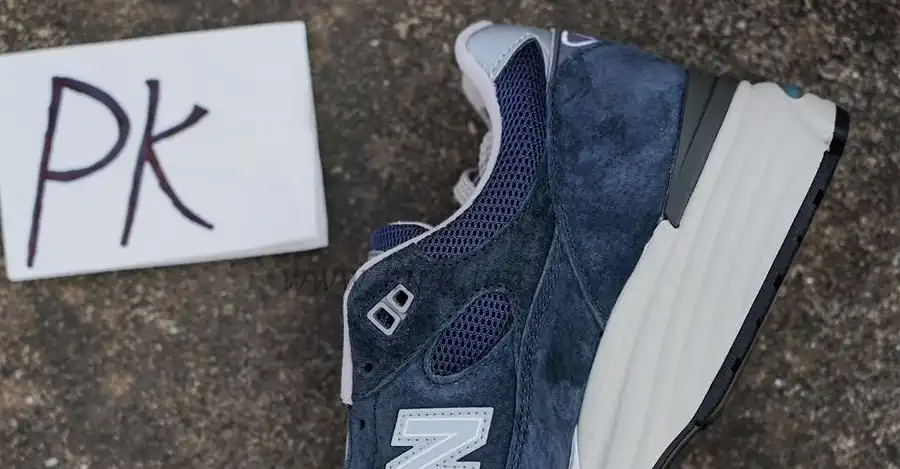 PK GOD New Balance 991v2 Made in UK Dark Navy RETAIL MATERIALS READY TO SHIP