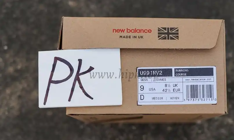 PK GOD New Balance 991v2 Made in UK Dark Navy RETAIL MATERIALS READY TO SHIP