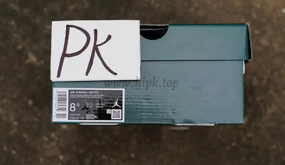 PK GOD Air Jordan 4 Oxidized Green RETAIL MATERIALS READY TO SHIP