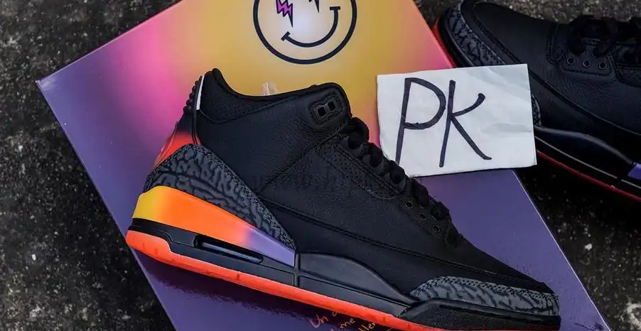 PK GOD J. Balvin x Air Jordan 3 Retro Rio RETAIL MATERIALS READY TO SHIP