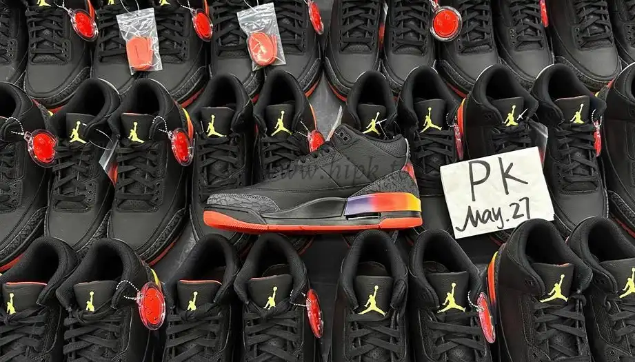 PK GOD J. Balvin x Air Jordan 3 Retro Rio RETAIL MATERIALS READY TO SHIP