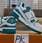 PK God Louis Vuitton Trainer Maxi Sneaker White Green RETAIL MATERIALS READY TO SHIP