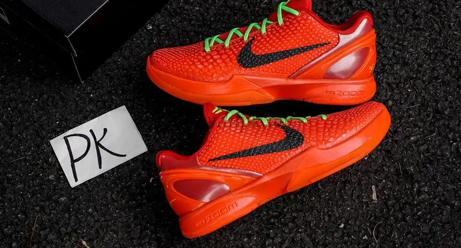 PK GOD Nike Kobe 6 Protro Reverse Grinch RETAIL MATERIALS READY TO SHIP