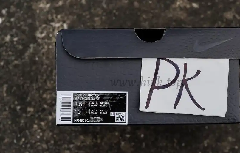 PK GOD Nike Kobe 8 Protro Wolf Grey RETAIL MATERIALS READY TO SHIP