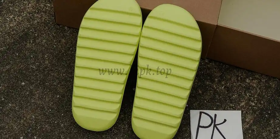 PK GOD adidas Yeezy Slide Glow Green Frosted RETAIL MATERIALS READY TO SHIP