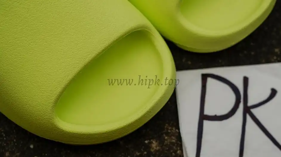 PK GOD adidas Yeezy Slide Glow Green Frosted RETAIL MATERIALS READY TO SHIP