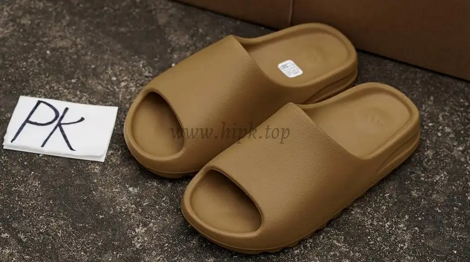 PK GOD adidas Yeezy Slide Ochre RETAIL MATERIALS READY TO SHIP