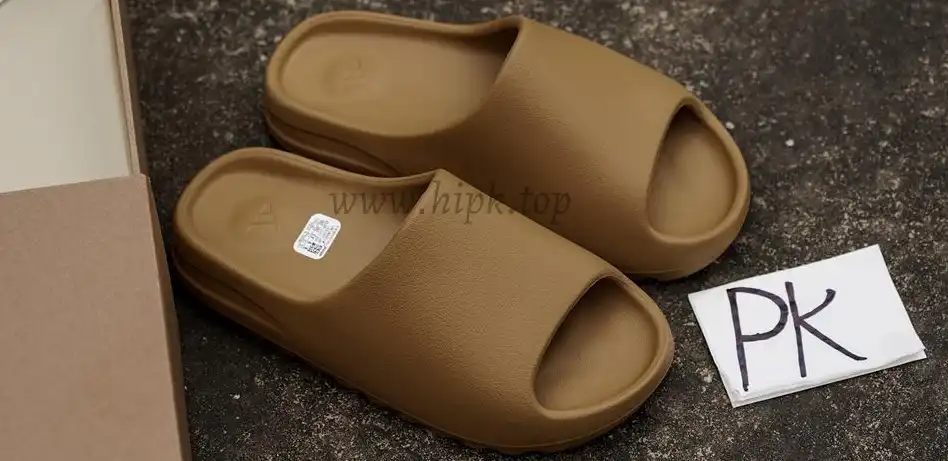 PK GOD adidas Yeezy Slide Ochre RETAIL MATERIALS READY TO SHIP