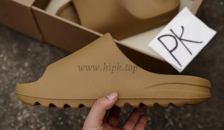 PK GOD adidas Yeezy Slide Ochre RETAIL MATERIALS READY TO SHIP