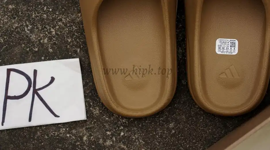 PK GOD adidas Yeezy Slide Ochre RETAIL MATERIALS READY TO SHIP