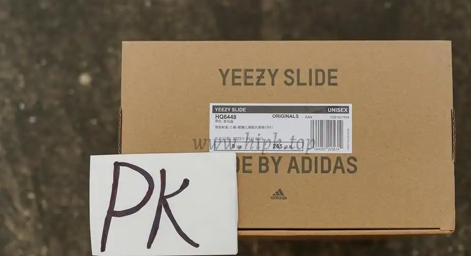 PK GOD adidas Yeezy Slide Onyx RETAIL MATERIALS READY TO SHIP