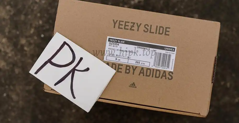 PK GOD adidas Yeezy Slide Pure (First Release) RETAIL MATERIALS READY TO SHIP