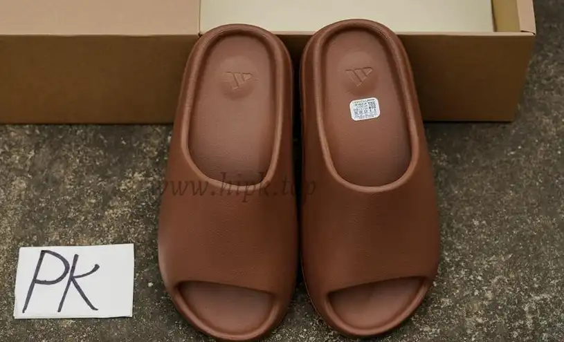 PK GOD adidas Yeezy Slide coffee RETAIL MATERIALS READY TO SHIP