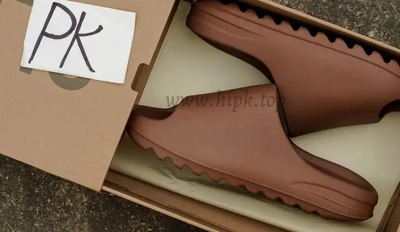 PK GOD adidas Yeezy Slide coffee RETAIL MATERIALS READY TO SHIP