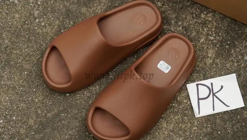 PK GOD adidas Yeezy Slide coffee RETAIL MATERIALS READY TO SHIP